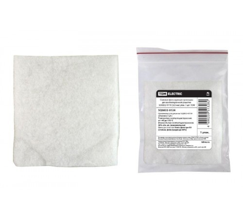 Прокладка сменная фильтрующая для вентиляционной решетки SQ0832-0119 (323 мм) упак. 5 шт.  SQ0832-0124  TDM