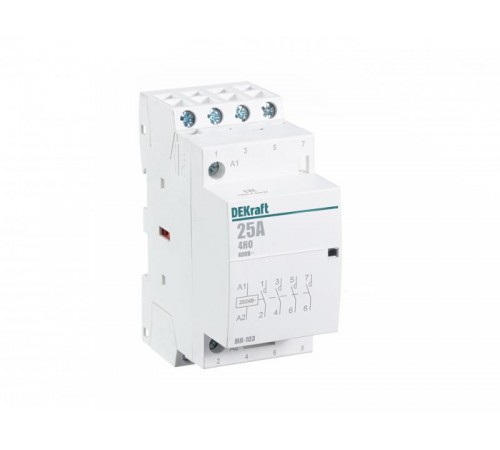 Контактор модульный 4НО 25А 230В МК-103  18067DEK  DEKraft