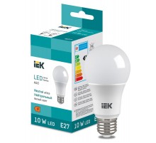 Лампа светодиодная Bulb A60 950lm 4000K E27  LL-I-A60-10-230-40-E27  IEK