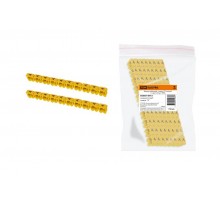 Маркер наборный - символ "A" желтый 1,5 мм2 (150 шт.)   SQ0534-0013  TDM