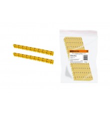 Маркер наборный - символ "A" желтый 1,5 мм2 (150 шт.)   SQ0534-0013  TDM