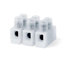 Колодка клеммная полиамид ЗВИ 6.6, 3р, 110 град., 450V, 24А, 2,5мм.кв. (р)  43103NYR  DKC