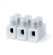 Колодка клеммная полиамид ЗВИ 6.6, 3р, 110 град., 450V, 24А, 2,5мм.кв. (р)  43103NYR  DKC