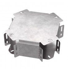 Х-образный ответвитель с крышкой Стандарт 100х100  PR16.0458  Промрукав