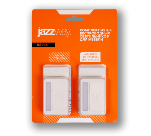 Комплект из 2-х беспроводных светодиодных мебельных светильников TS9-2xL6  .5038127  Jazzway