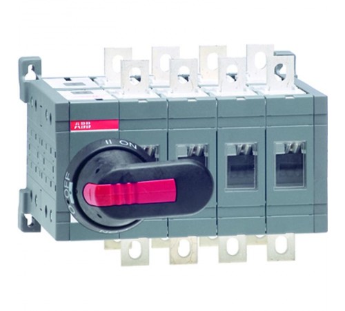 Реверсивный рубильник OT250E04C до 250A 4-полюсный (без ручки уп равления)  1SCA022775R4560  ABB