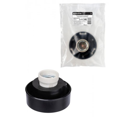 Корпус НТУ плоский (резьба А85, поликарбонат, черный)  SQ0320-0013  TDM