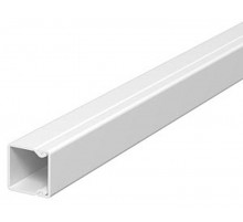 Мини-канал WDK с крышкой 20x20x2000 мм (высота борта 17 мм, крышка 17 мм, скотч) ПВХ белый RAL 9010  6027360  OBO Bettermann