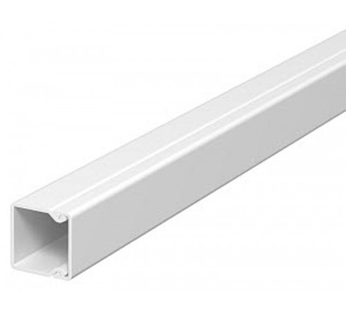 Мини-канал WDK с крышкой 20x20x2000 мм (высота борта 17 мм, крышка 17 мм, скотч) ПВХ белый RAL 9010  6027360  OBO Bettermann