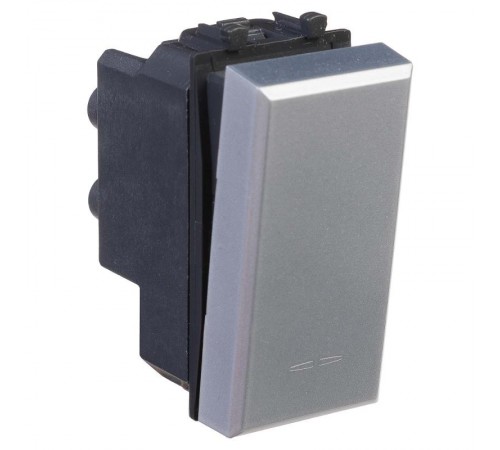Инвертор (промежуточный переключатель) модульный, "Avanti", "Закаленная сталь", 1 модуль  4404121  DKC