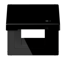 Рамка с подпружиненной крышкой для USB-механизмов, с центральной платой LS990BFKLUSBSW Jung