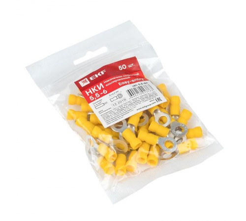 Наконечник кольцевой изолированный НКИ 5.5-6 (50шт.) EKF PROxima  nki-5.5-6n  EKF