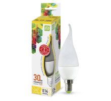 Лампа светодиодная LED-СВЕЧА НА ВЕТРУ-standard 3.5Вт 230В Е14 3000К 320Лм  4690612004730  ASD