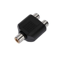 Переходник гнездо RCA - 2 гнезда RCA  14-0422  REXANT