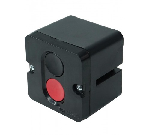 ПКЕ 722 У2, 10А, 660В, чёрный и красный цилиндр, накладной, IP54, пост управления (ЭТ)  ET523352  Электротехник