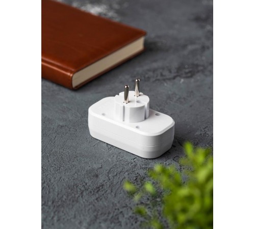 Разветвитель 2 гн. б/з плоский 6А 250B EKF PROxima  ARP6-2  EKF