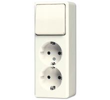 розетка+выключатель 626A Jung