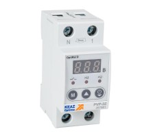 Реле напряжения OptiRel D PVP-32 с ЖК-дисплеем 32 А  357861  КЭАЗ
