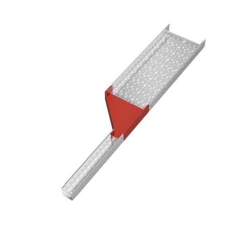 Переходник левый 100х100-400 мм "ПЛЮС" HD  PDplus100-100-400-L HD   КМ-профиль