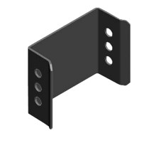 TB2-KIT-RAL9004 Комплект для скрепления шкафов серии TTB, TTR между собой (4 скобы + 16 винтов), цвет черный (RAL 9004)  441089  Hyperline