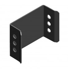 TB2-KIT-RAL9004 Комплект для скрепления шкафов серии TTB, TTR между собой (4 скобы + 16 винтов), цвет черный (RAL 9004)  441089  Hyperline