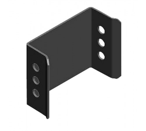 TB2-KIT-RAL9004 Комплект для скрепления шкафов серии TTB, TTR между собой (4 скобы + 16 винтов), цвет черный (RAL 9004)  441089  Hyperline