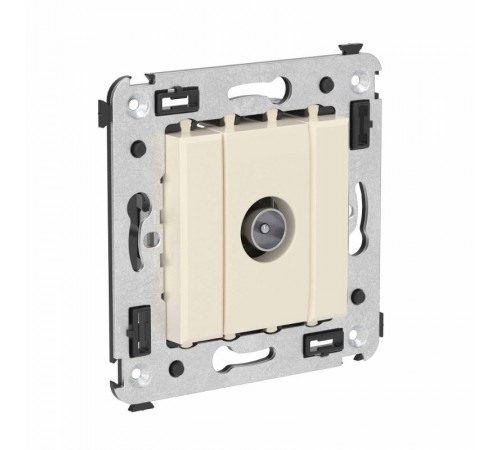Розетка TV оконечная в стену, "Avanti", "Ванильная дымка"  4405523  DKC