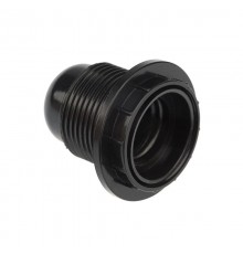 Патрон карболитовый с кольцом Е27 черный c этикеткой  11-8816  Rexant