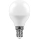 Лампа светодиодная LB-550 (9W) 230V E14 4000K G45  25802  FERON