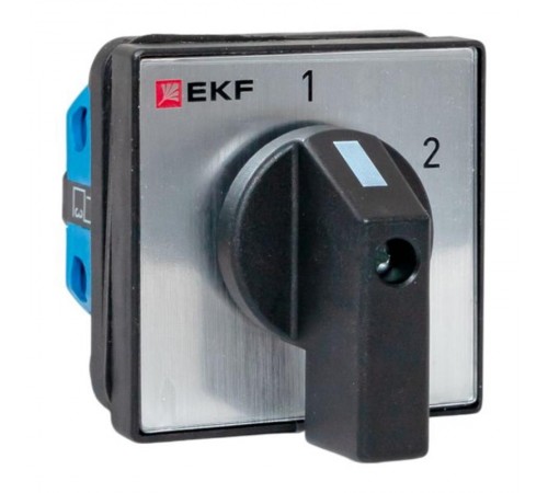 Переключатель кулачковый ПК-1-51 10А 1P "1-2" IP65  pk-1-51-10-65  EKF