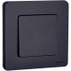 Inspiria Антрацит Переключатель проходной 1-клавишный С/У без рамки  673653  Legrand