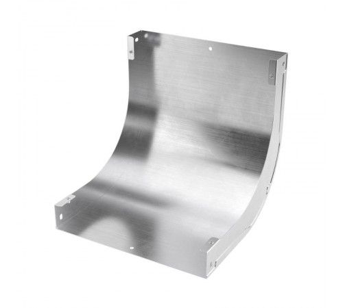 Угол вертикальный внутренний 90 градусов 80х400, 0,8 мм, AISI 304 в комплекте с крепежными элементами и соединительными пластинами,необходимыми для мо