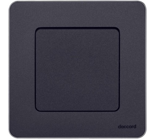 Inspiria Антрацит Переключатель проходной 1-клавишный С/У без рамки  673653  Legrand