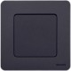 Inspiria Антрацит Переключатель проходной 1-клавишный С/У без рамки  673653  Legrand