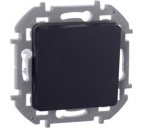 Inspiria Антрацит Переключатель проходной 1-клавишный С/У без рамки  673653  Legrand