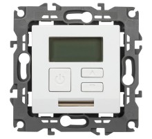 Терморегулятор ЭРА Серия 12 12-4111-01М универс.230В-Imax16А, белый матовый   Б0065732  ЭРА