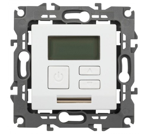 Терморегулятор ЭРА Серия 12 12-4111-01М универс.230В-Imax16А, белый матовый   Б0065732  ЭРА
