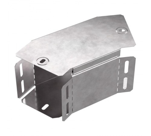 Угол горизонтальный 45 градусов с крышкой Стандарт 100х100  PR16.0425  Промрукав