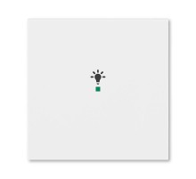ABB Levit Белый Клавиша 1-ая с символом освещения free@home  6220H-A01001 03  2CHH621001A4003  ABB