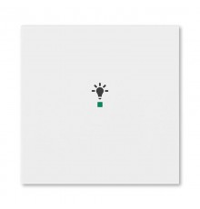 ABB Levit Белый Клавиша 1-ая с символом освещения free@home  6220H-A01001 03  2CHH621001A4003  ABB