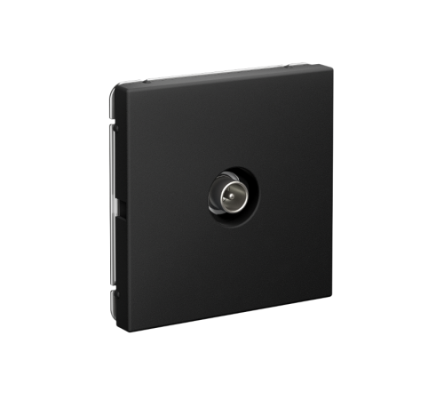 ArtGallery Карбон Розетка TV оконечная 1DB, механизм  GAL001091  SE