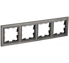 BRITE Рамка 4-ая РУ-4-БрТБ темная бронза  BR-M42-K45  IEK