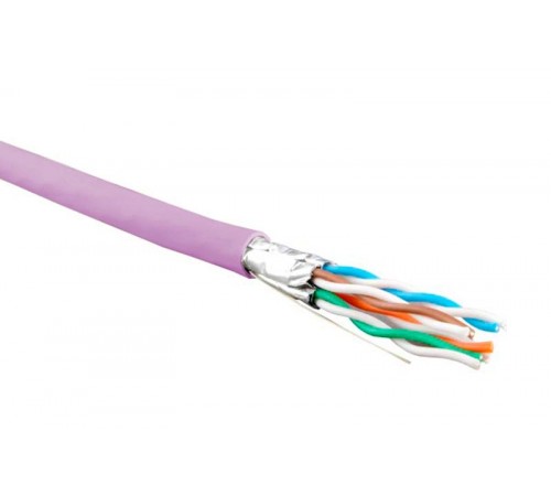 UFTP4-C6-S23-IN-LSZH-PK-500 (500 м) Кабель витая пара, экранир. U/FTP, кат. 6, 4 пары(23 AWG),одножил. (solid), LSZH 445096  Hyperline