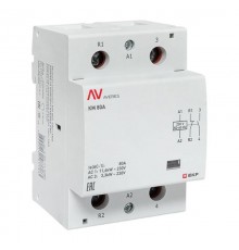 Контактор модульный КМ 80А 1NC+1NO 230VAC (3 мод.) AVERES  km-av-3-80-11-230V  EKF