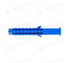 Дюбель распорный Чапай 6х50 шипы+усы (синие) (1000 шт) - пакет накл. ( 0,773 кг)  111145  Tech-KREP