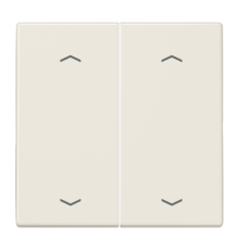 Клавиши для сдвоенной кнопки BCU; белые LS995MP Jung