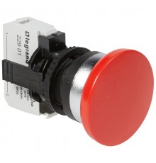 Кнопка с грибовидной головкой  40 - Osmoz - в сборе - IP 66 - красный  023716  Legrand