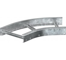 Поворот лестничный LESTA 45град 80х200мм R300 HDZ   CPG04-4-45-080-200-HDZ  IEK