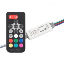 Контроллер ARL-FINE-RGB Black (5-24V, 3x2A, RF ПДУ 18кн) (Arlight, IP20 Пластик, 1 год)  027197  Arlight