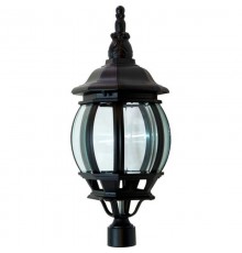 Светильник садово-парковый 8103 100W 230V E27 160*160*410мм черный ДИАМЕТР ОСНОВАНИЯ 45 мм  11100  FERON